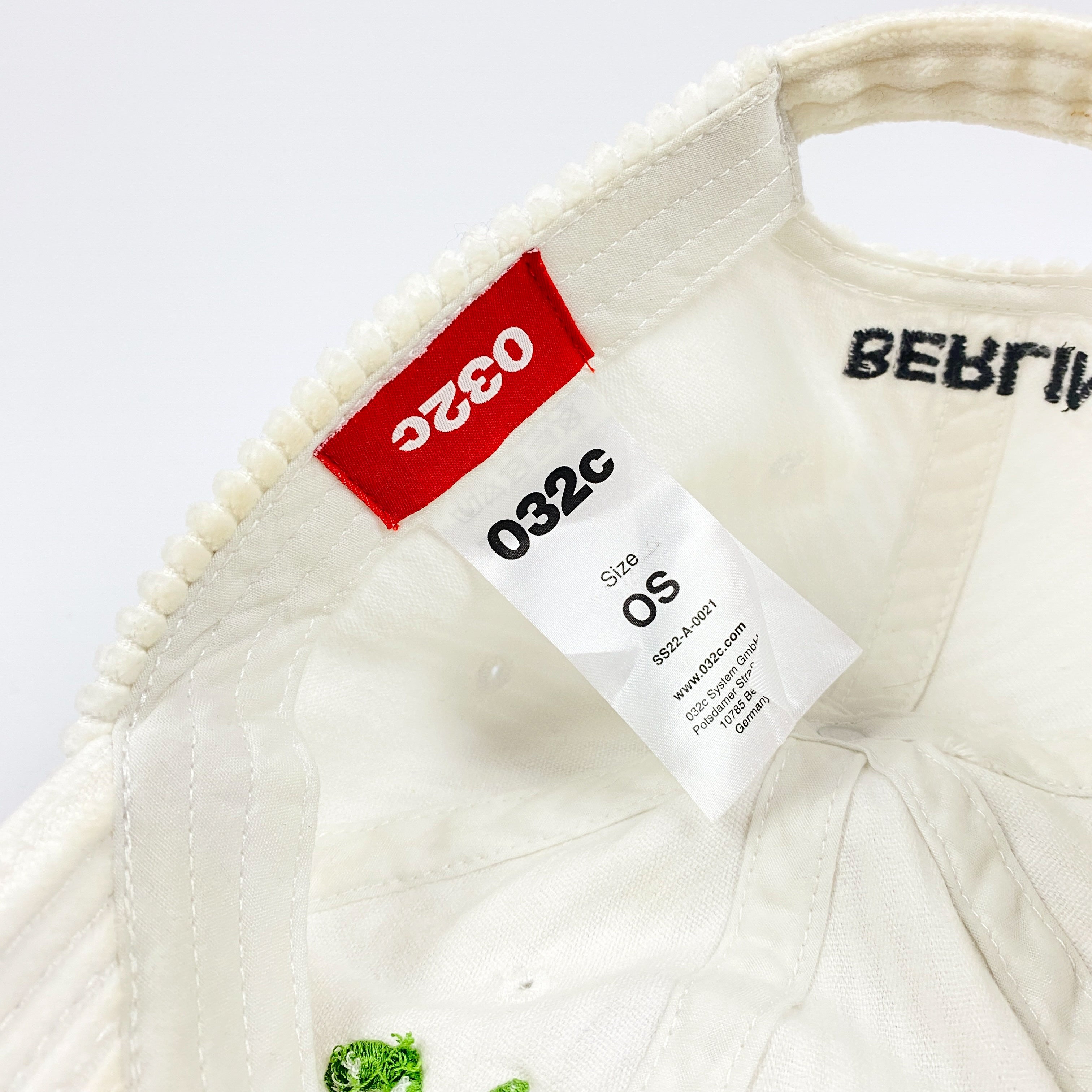 032c Glitch Cord Logo Cap