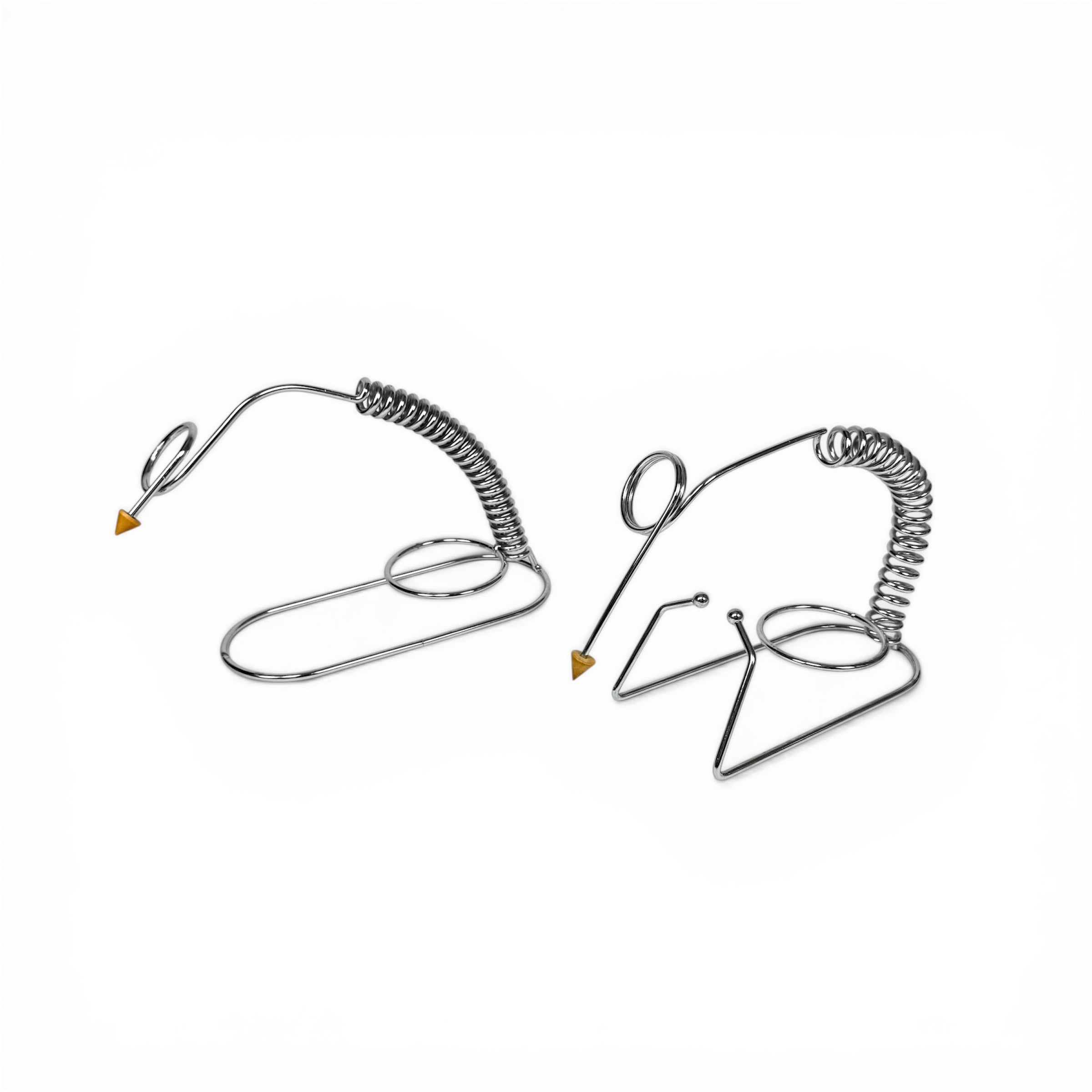 Space Age Chrome Bottle Holder