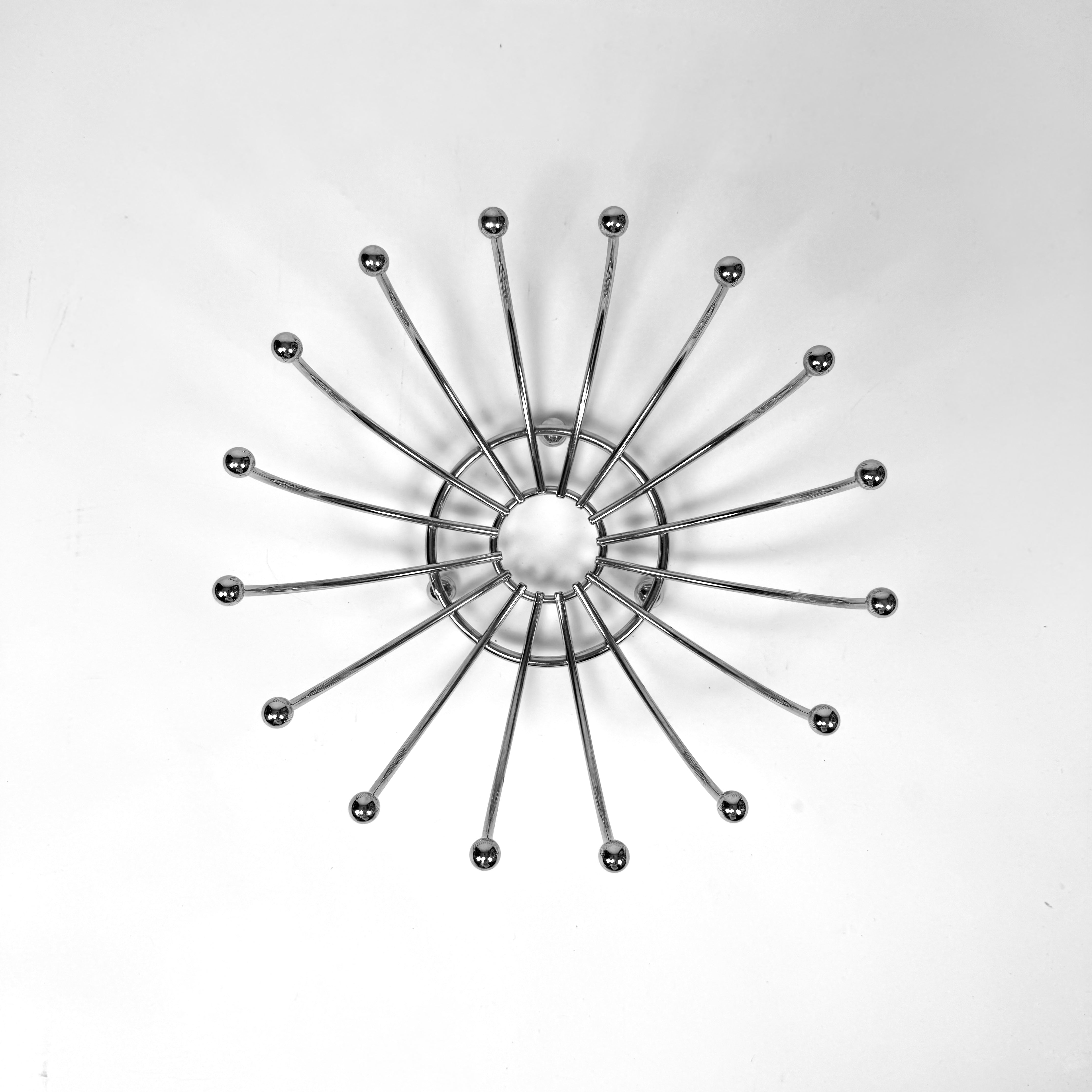 Space Age Chrome Fruit Bowl