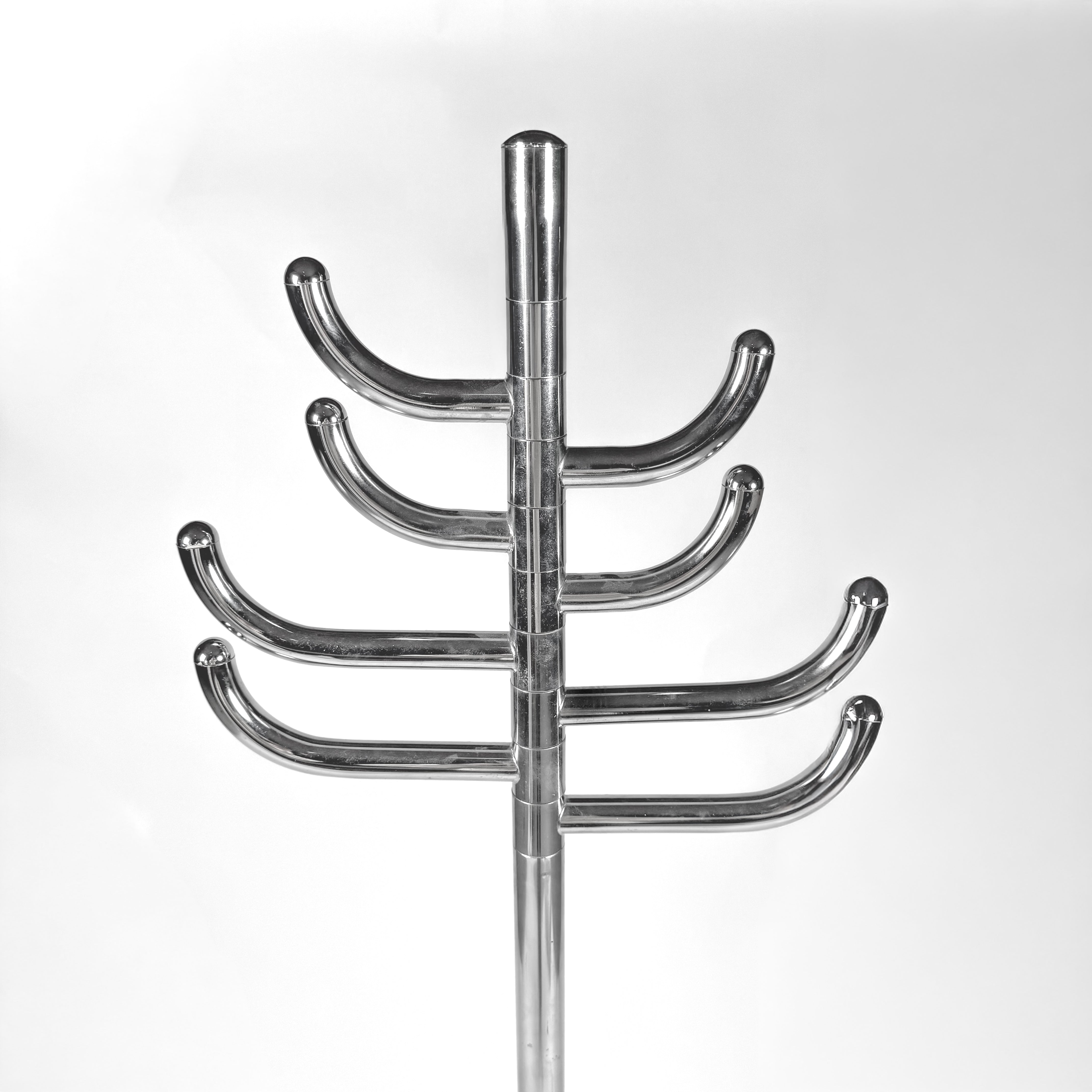 Space Age Chrome Coat Tree