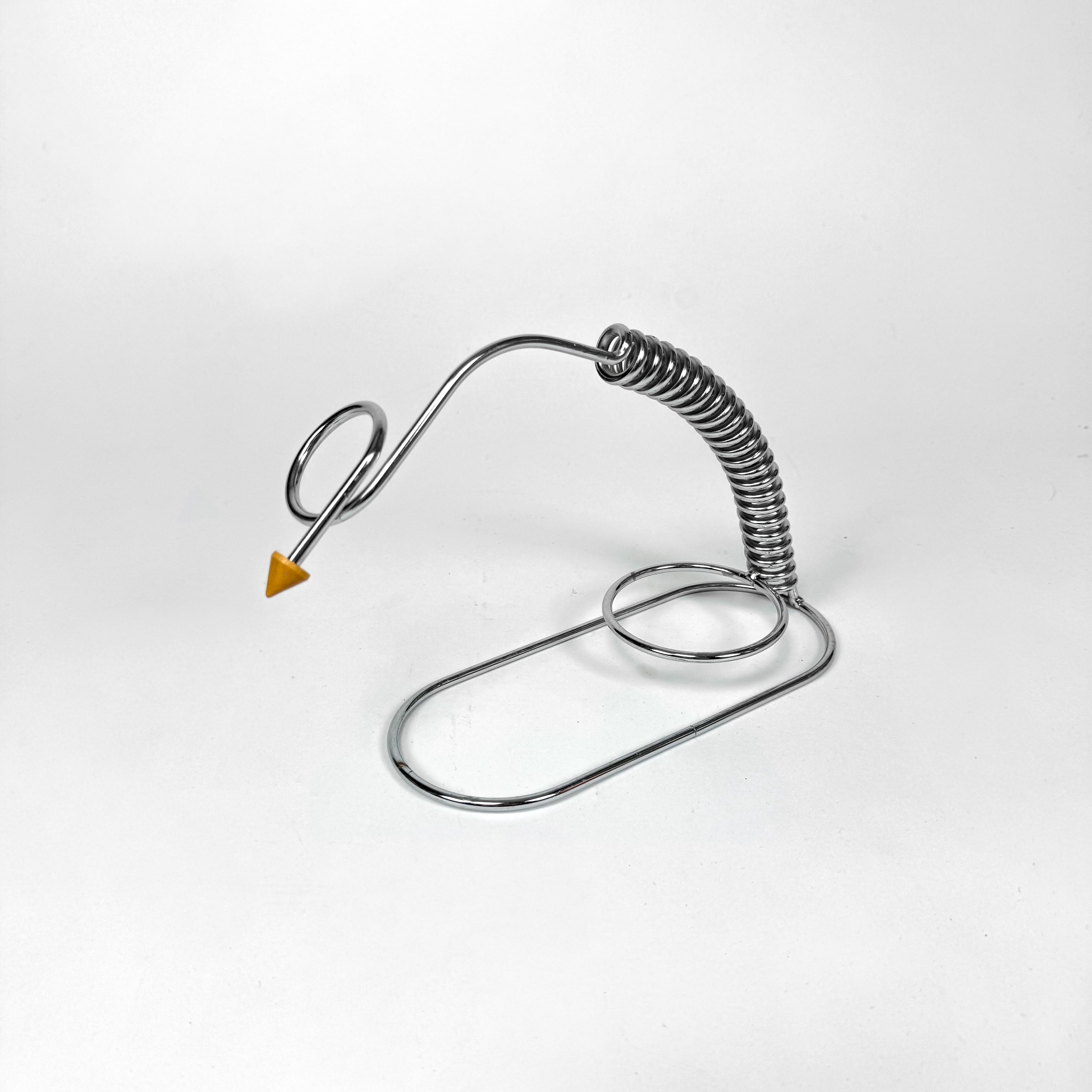 Space Age Chrome Bottle Holder