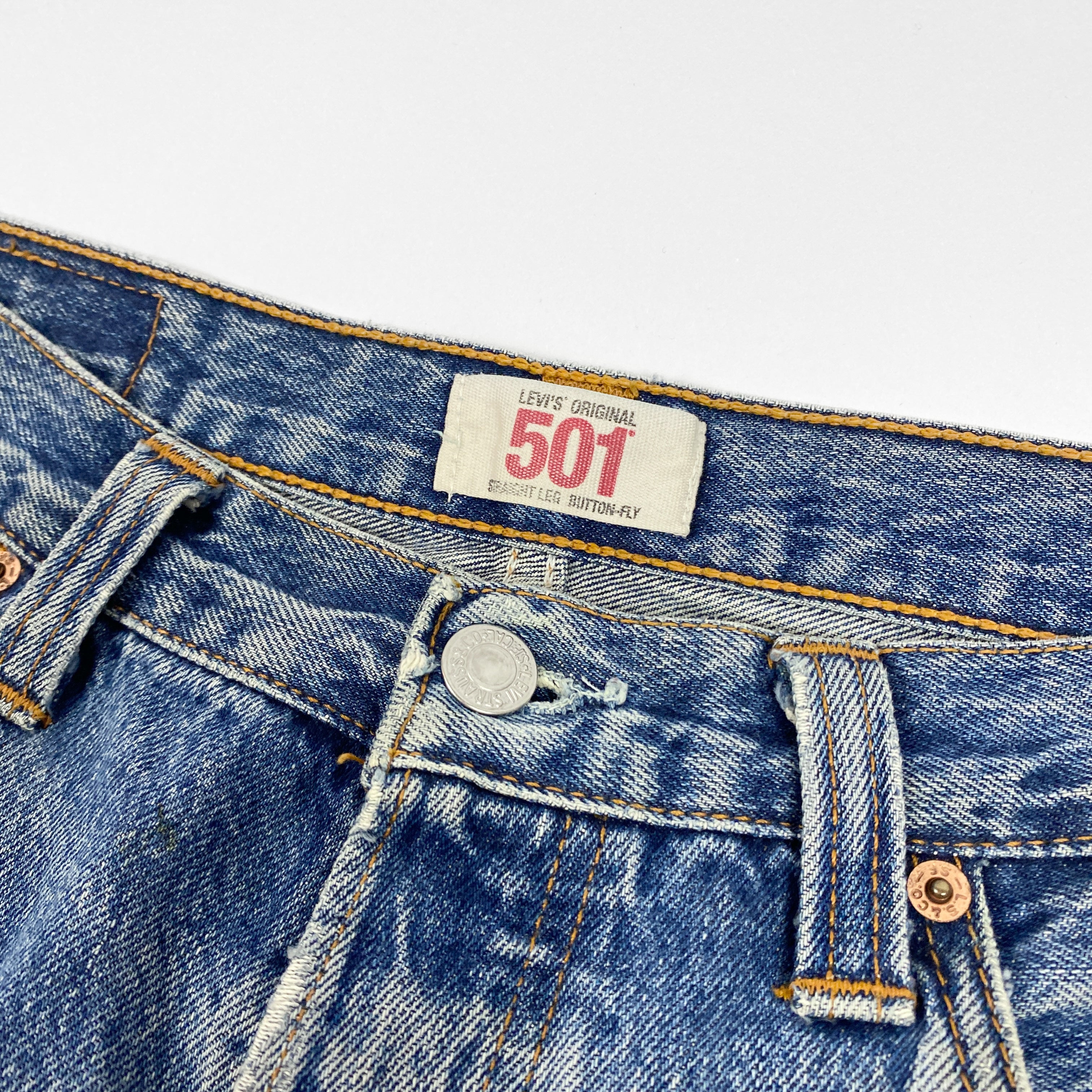 Levi's Ripped Denim Jeans