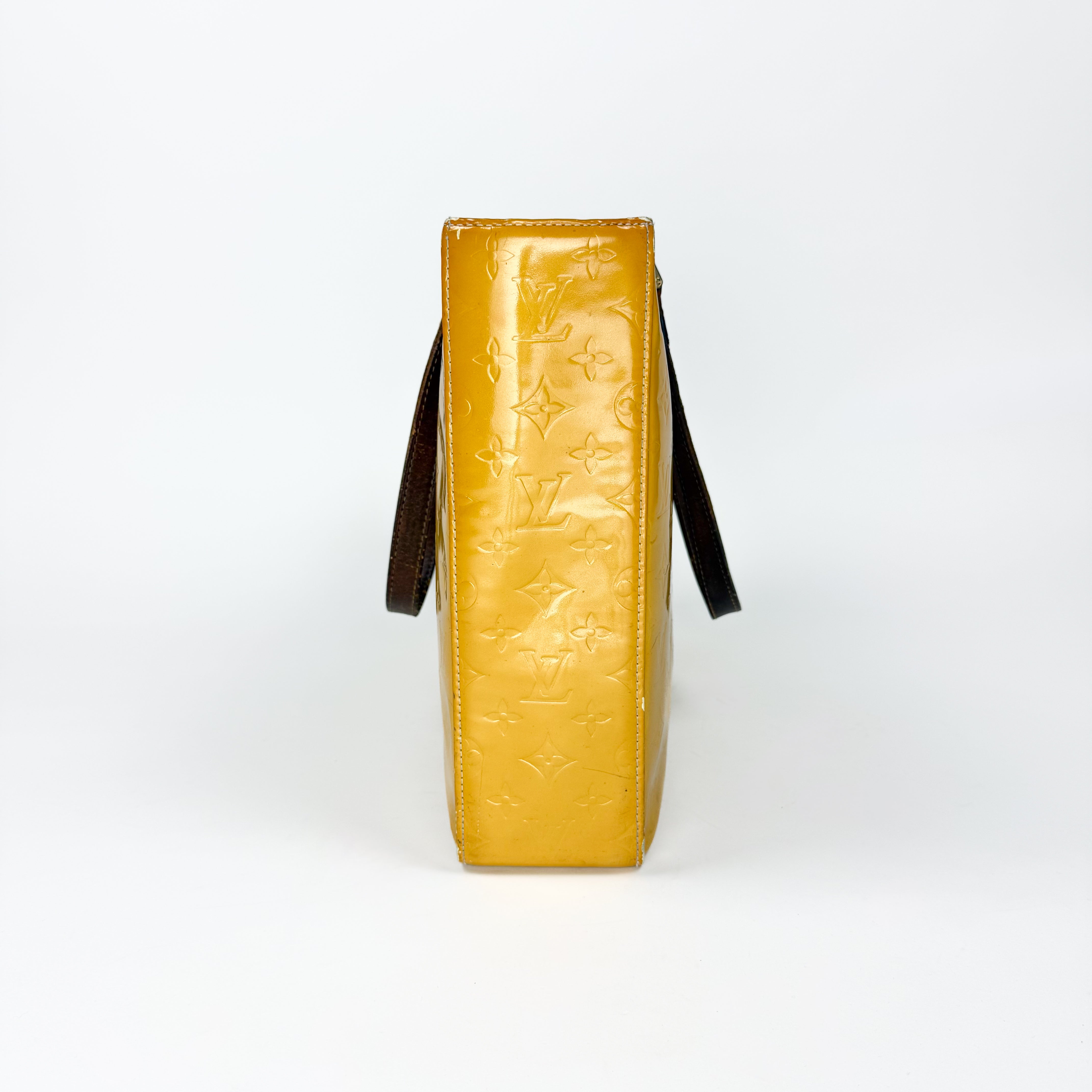 Louis Vuitton Columbus Vernis Monogram Handbag