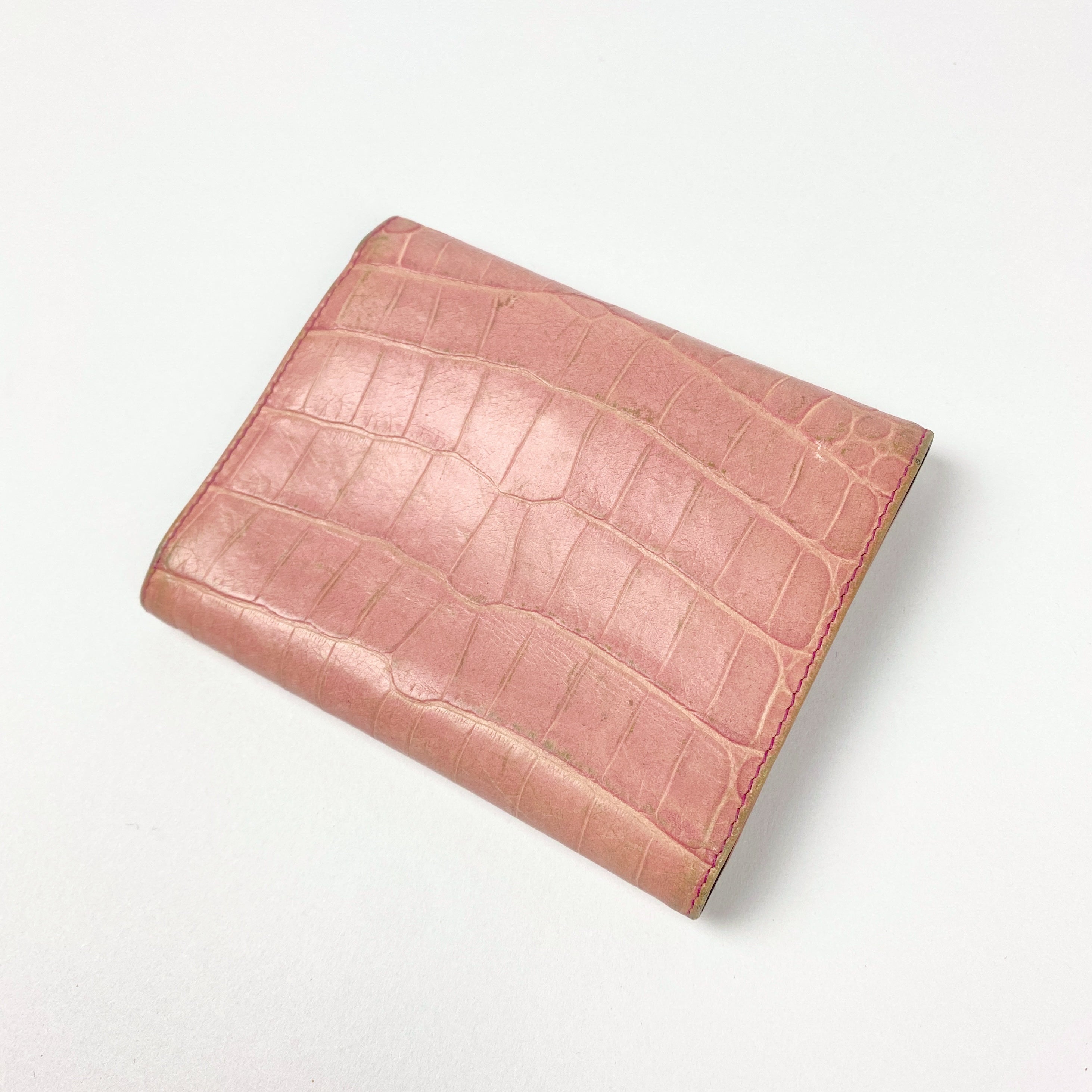 Prada Alligator Leather Wallet