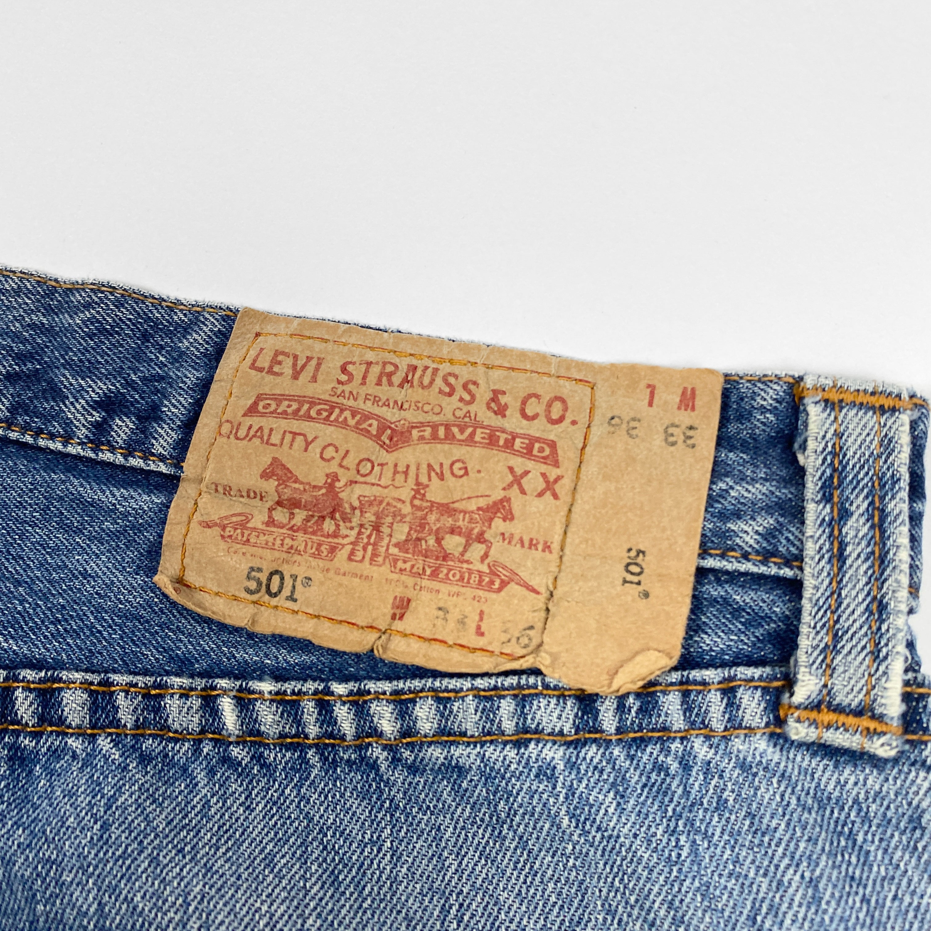 Levi's Ripped Denim Jeans