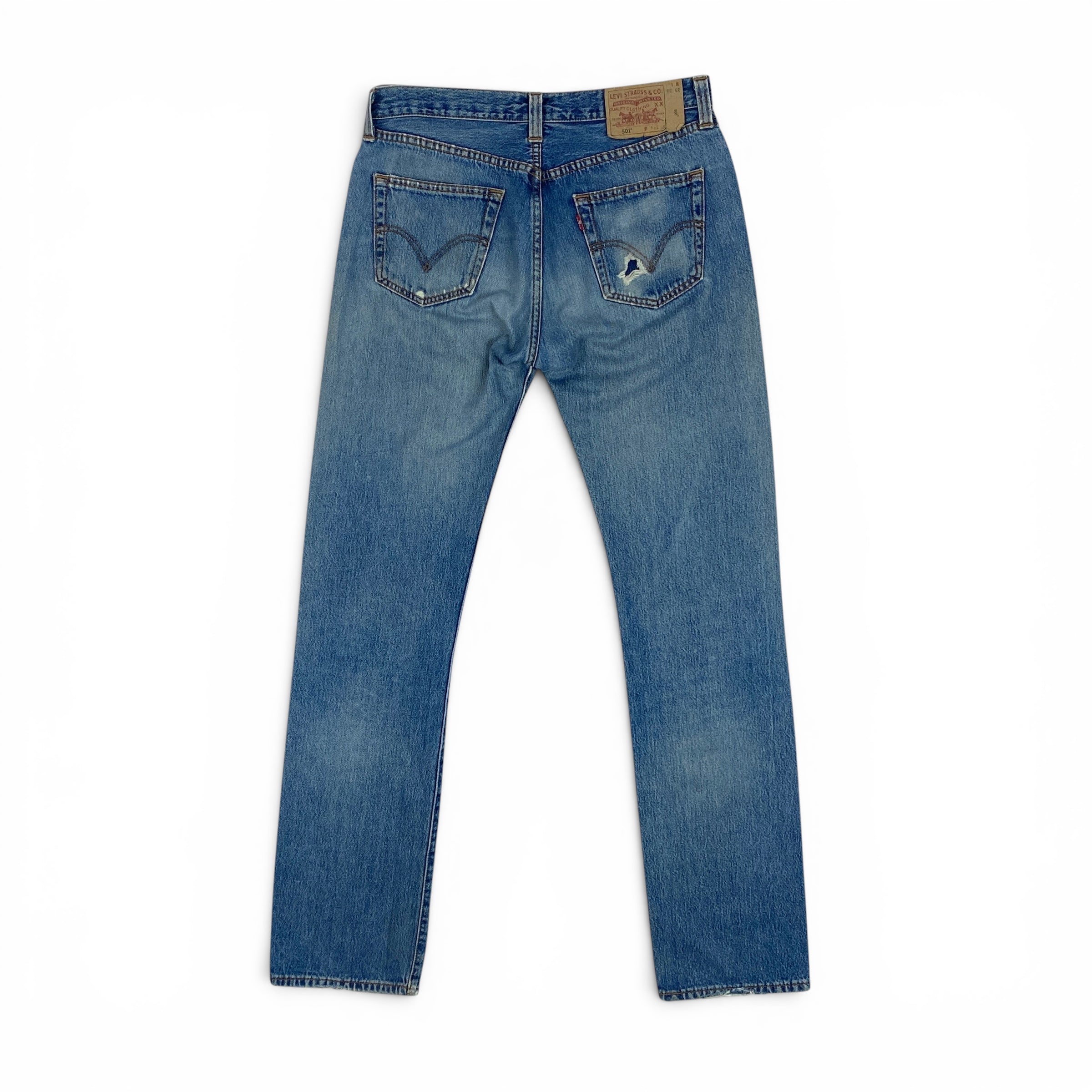 Levi's Ripped Denim Jeans