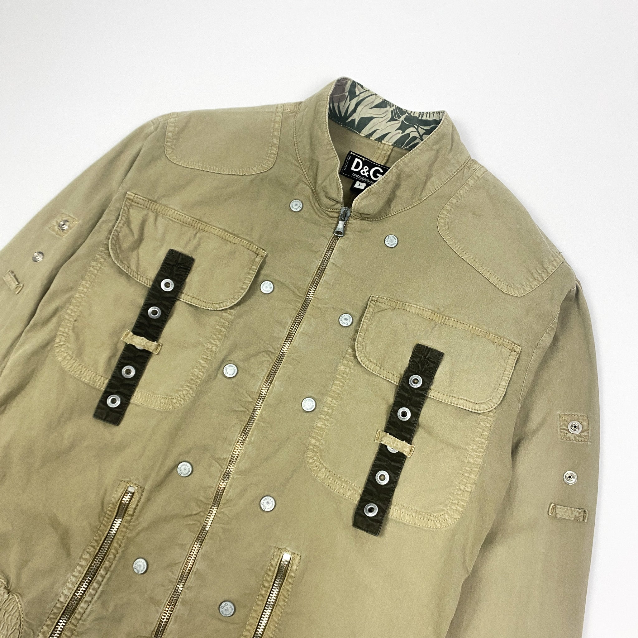 Dolce & Gabbana SS03 Military Cargo Jacke