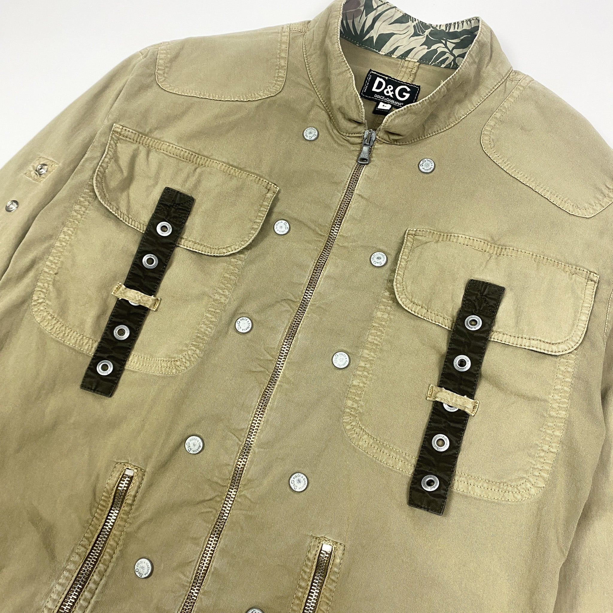 Dolce & Gabbana SS03 Military Cargo Jacke