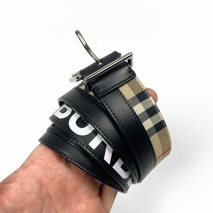 Burberry Nova Check Gürtel