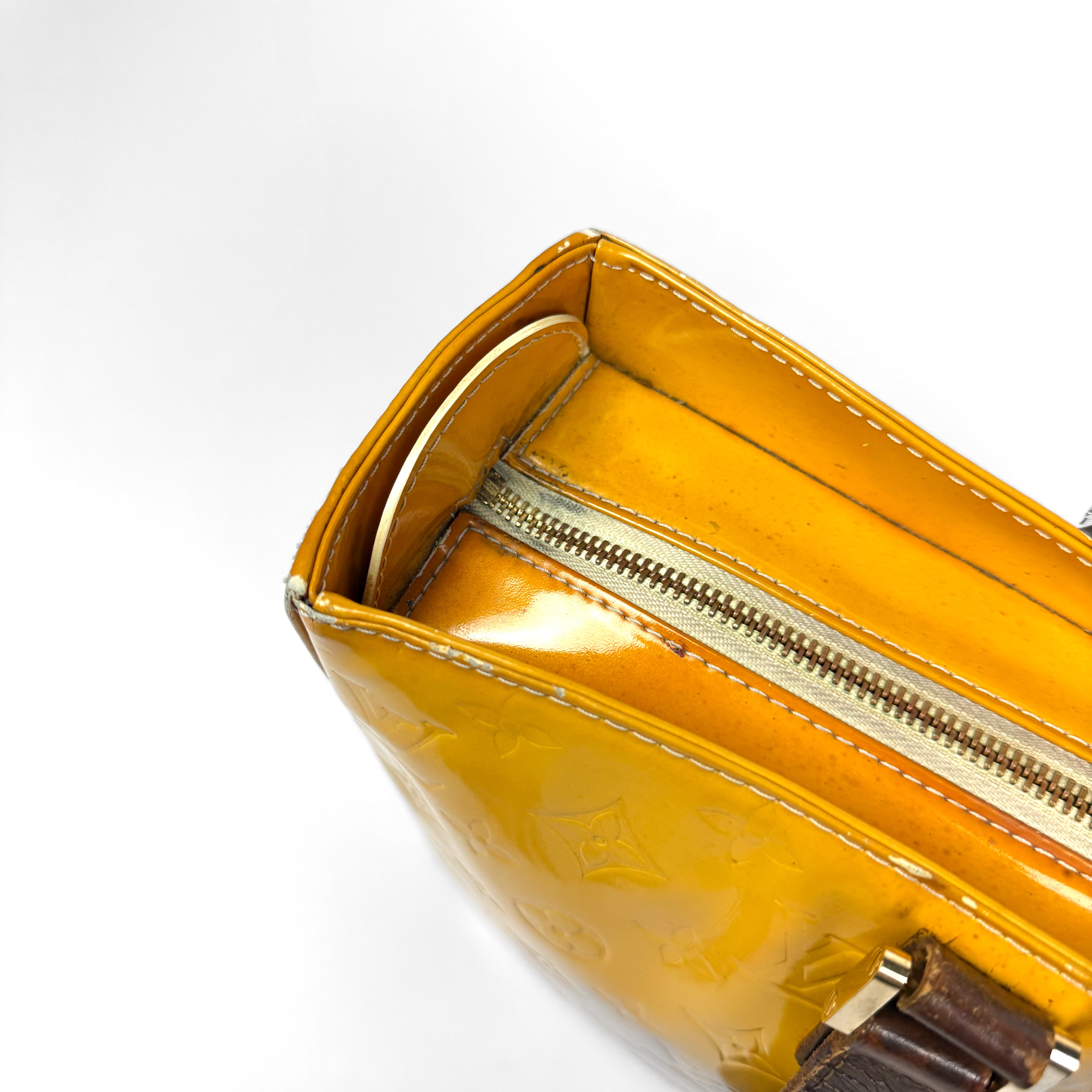 Louis Vuitton Columbus Vernis Monogram Handbag