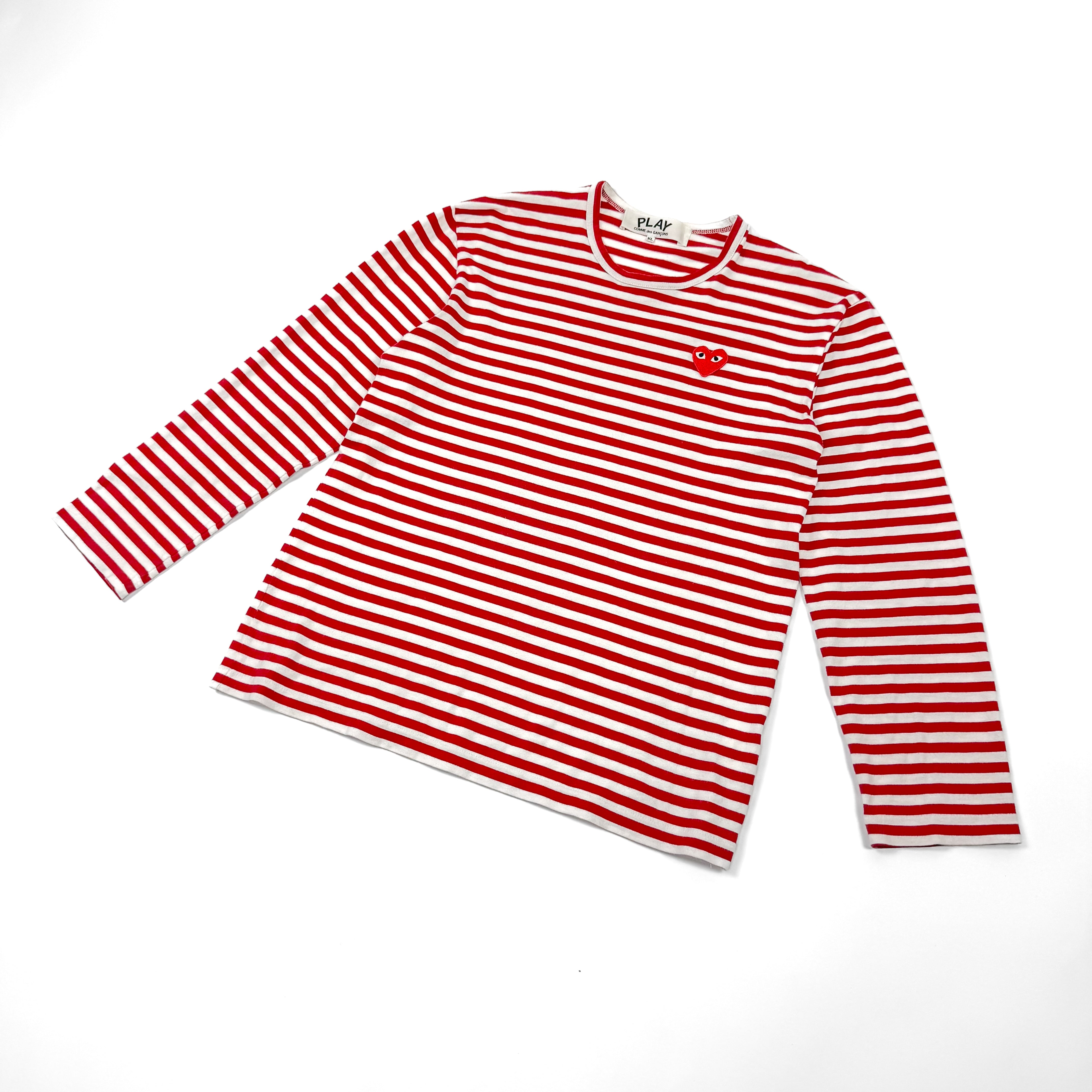 Comme des Garcons Play Striped Longsleeve