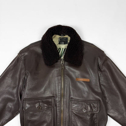 Avirex G-1 7823 Flight Bomber Leather Jacket