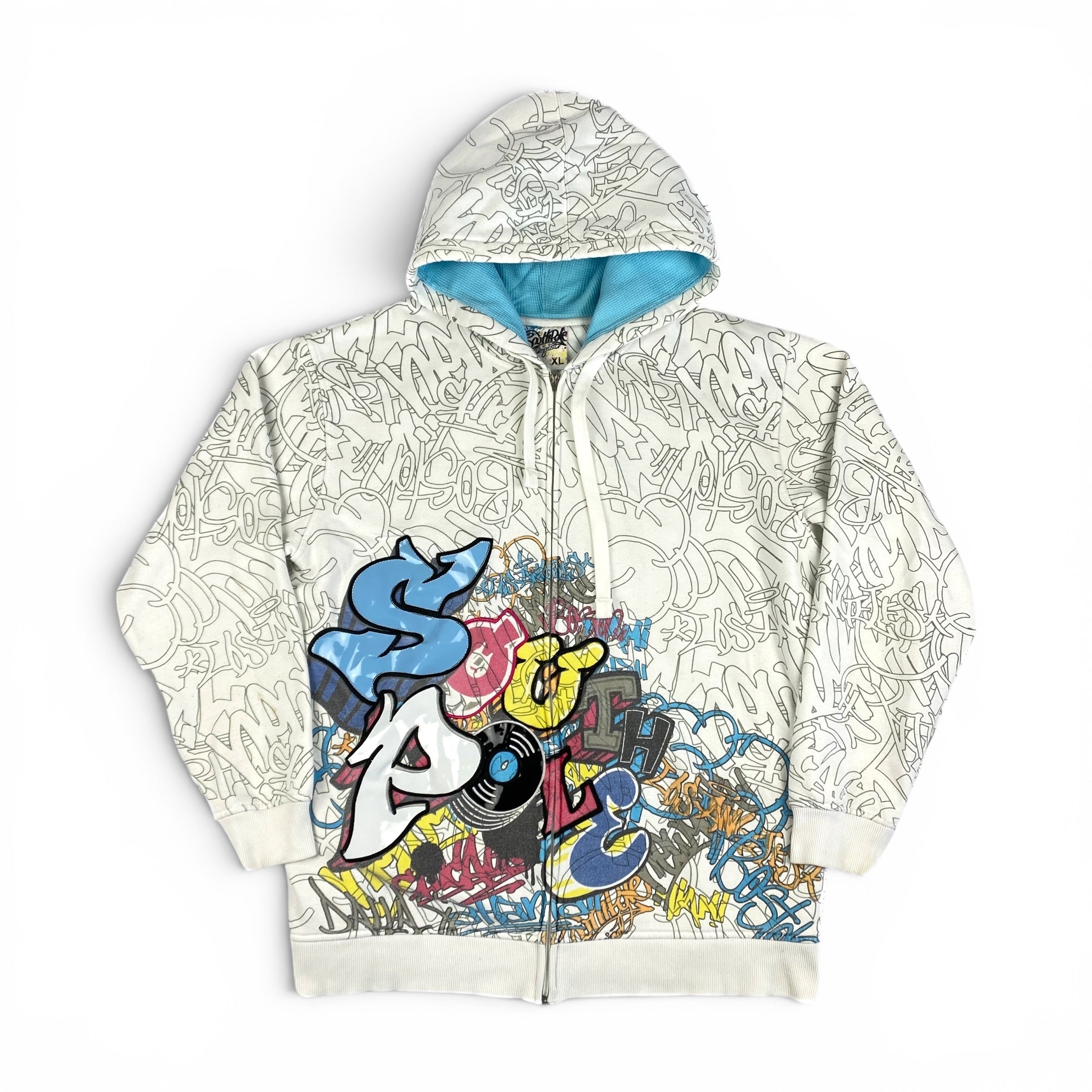 South Pole 90s Graffiti Zip Hoodie