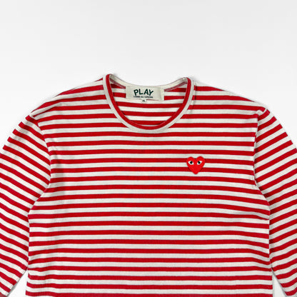 Comme des Garcons Play Striped Longsleeve
