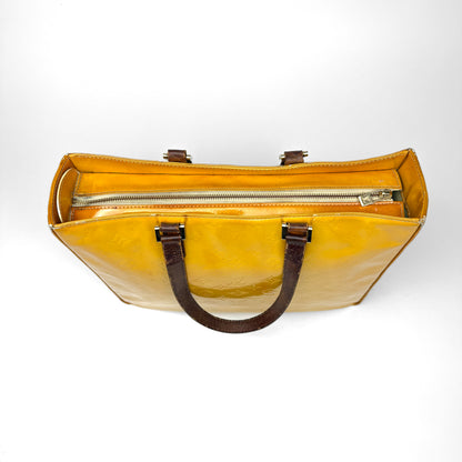 Louis Vuitton Columbus Vernis Monogram Handbag