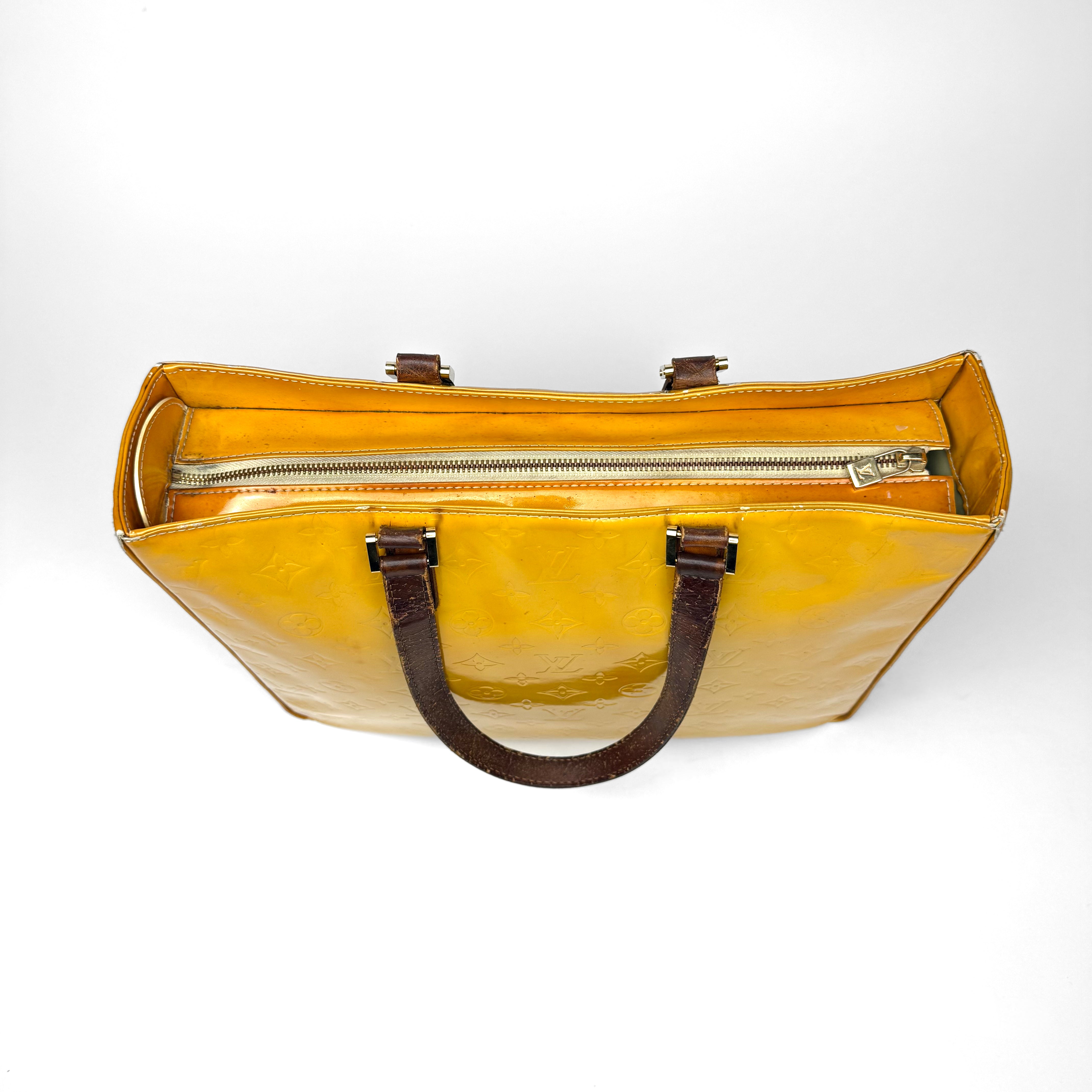 Louis Vuitton Columbus Vernis Monogram Handbag