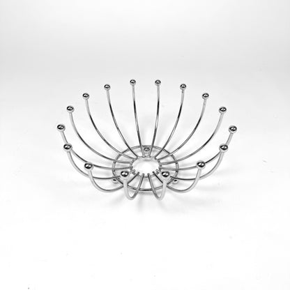 Space Age Chrome Fruit Bowl