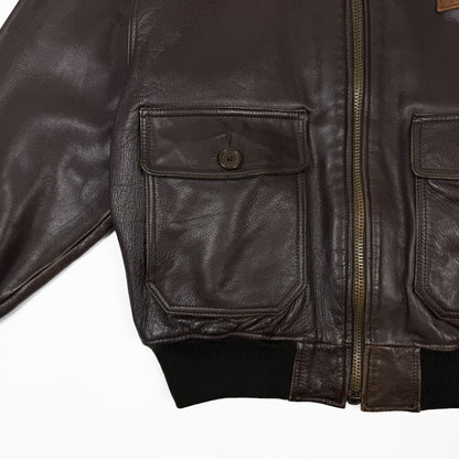 Avirex G-1 7823 Flight Bomber Leather Jacket