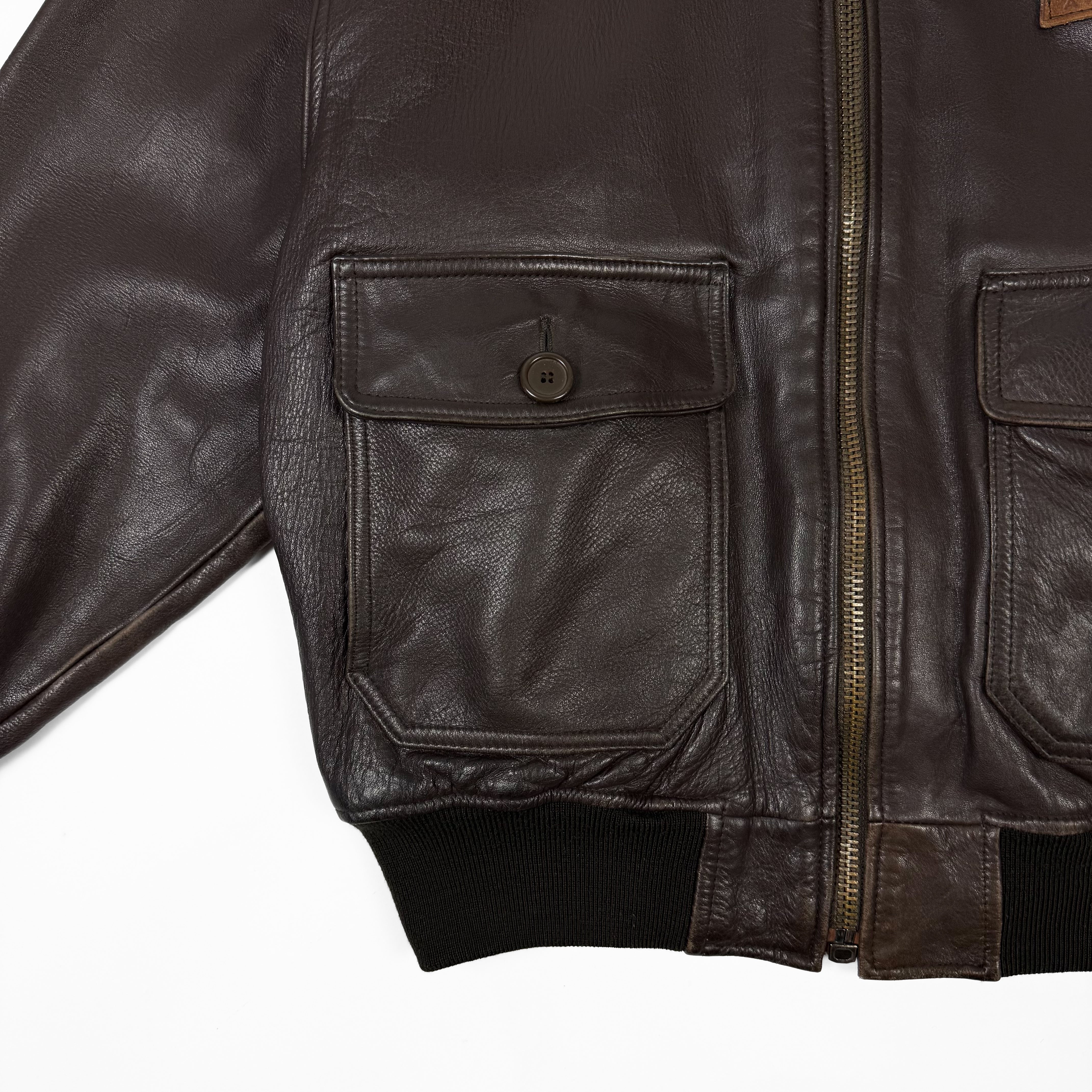 Avirex G-1 7823 Flight Bomber Leather Jacket