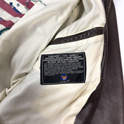 Avirex G-1 7823 Flight Bomber Leather Jacket