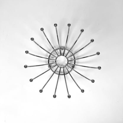 Space Age Chrome Fruit Bowl