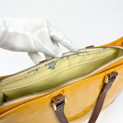 Louis Vuitton Columbus Vernis Monogram Handbag