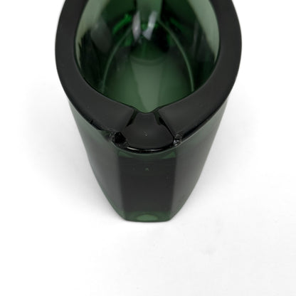 Crystal Green Glass Ash Tray