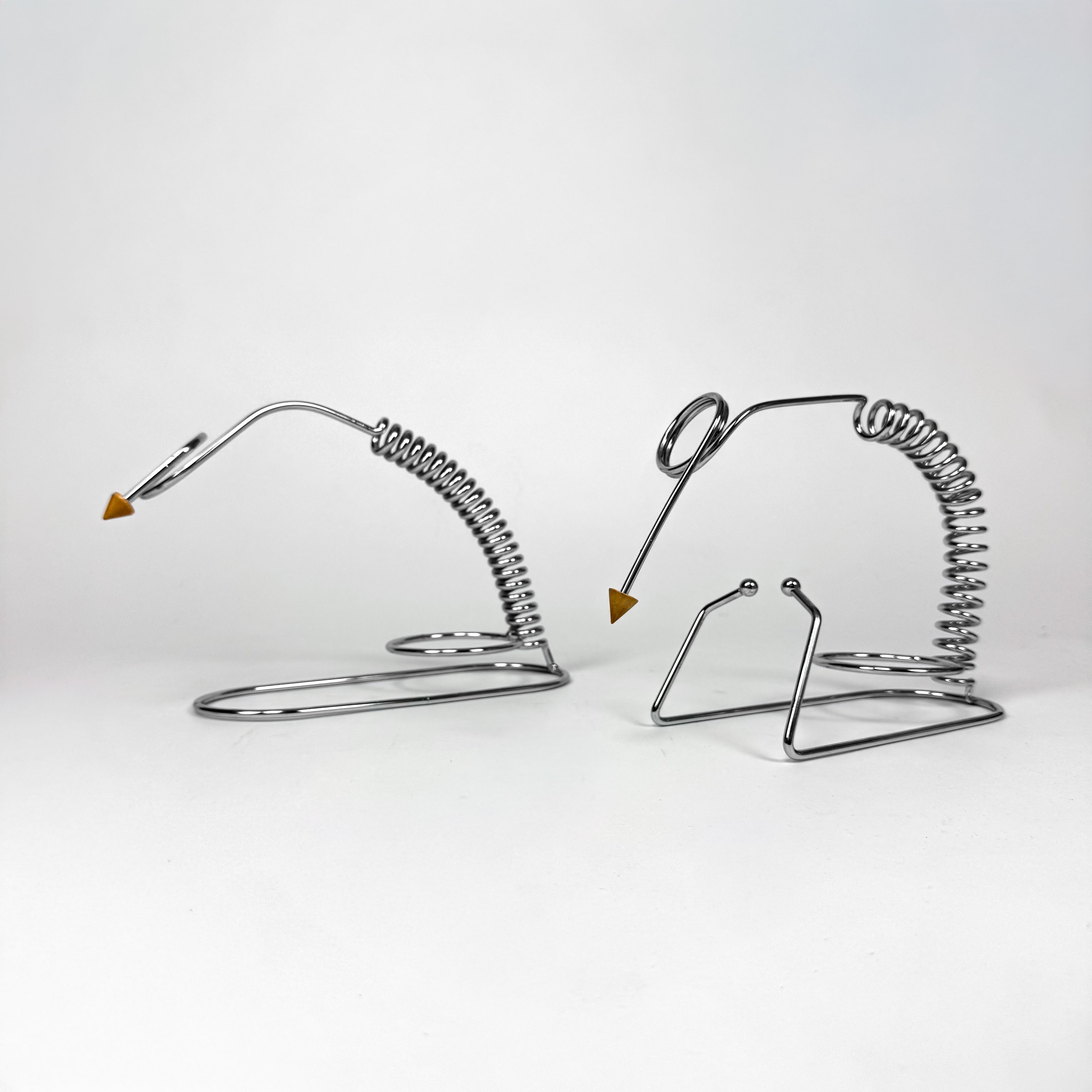 Space Age Chrome Bottle Holder