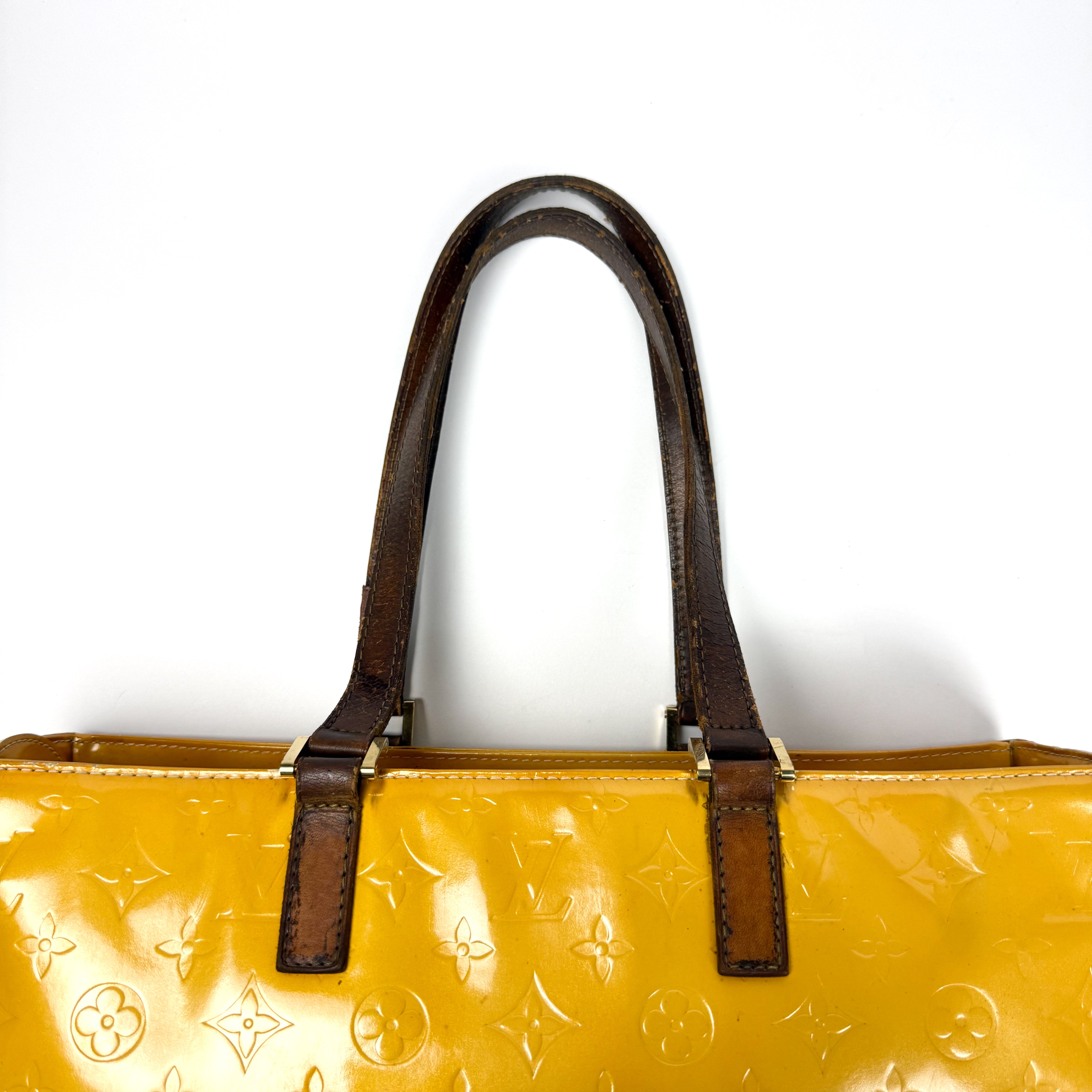 Louis Vuitton Columbus Vernis Monogram Handbag