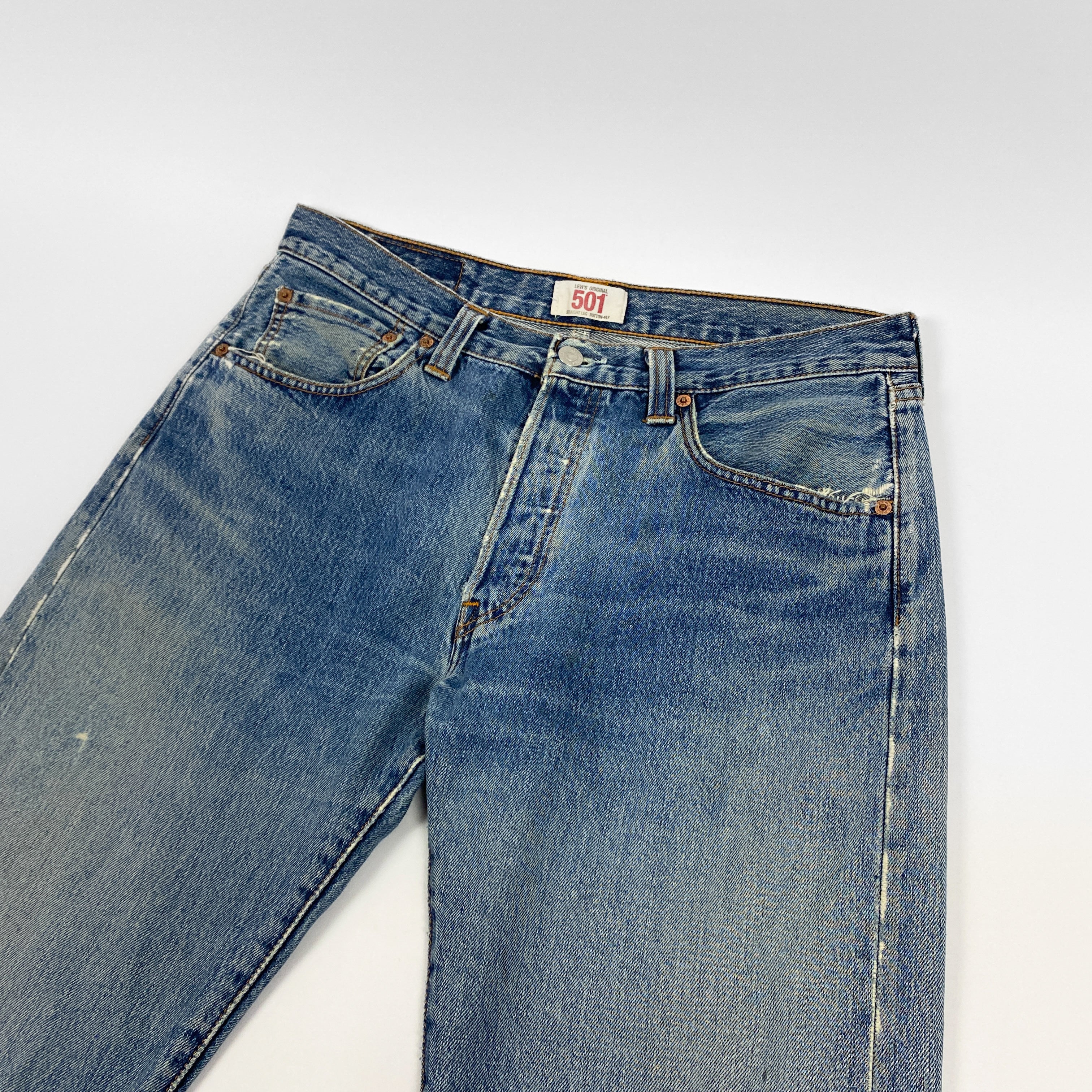 Levi's Ripped Denim Jeans
