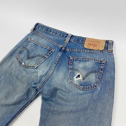 Levi's Ripped Denim Jeans