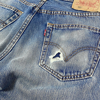 Levi's Ripped Denim Jeans