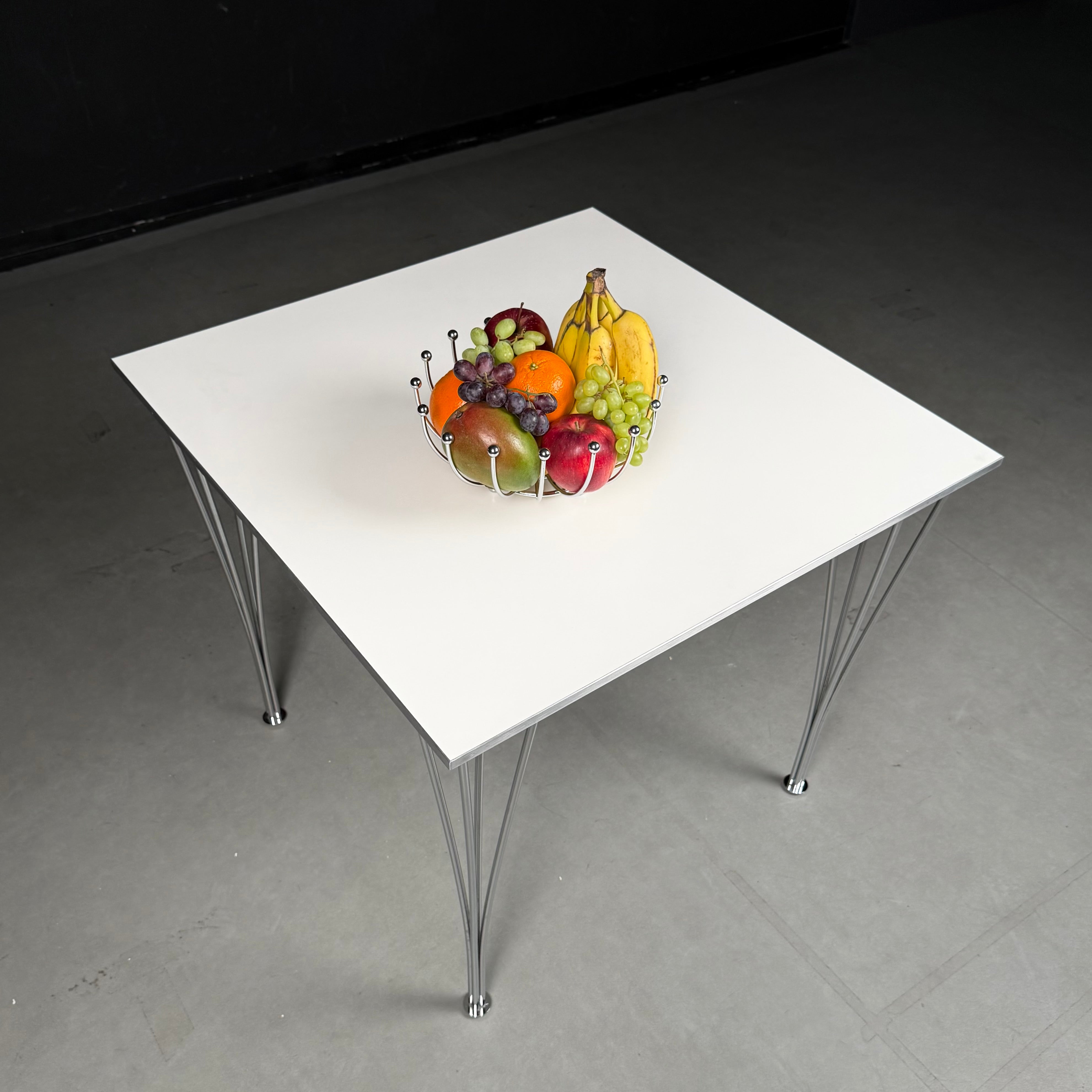 Space Age Chrome Fruit Bowl