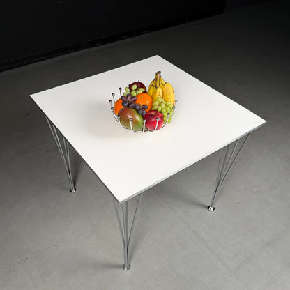 Space Age Chrome Fruit Bowl