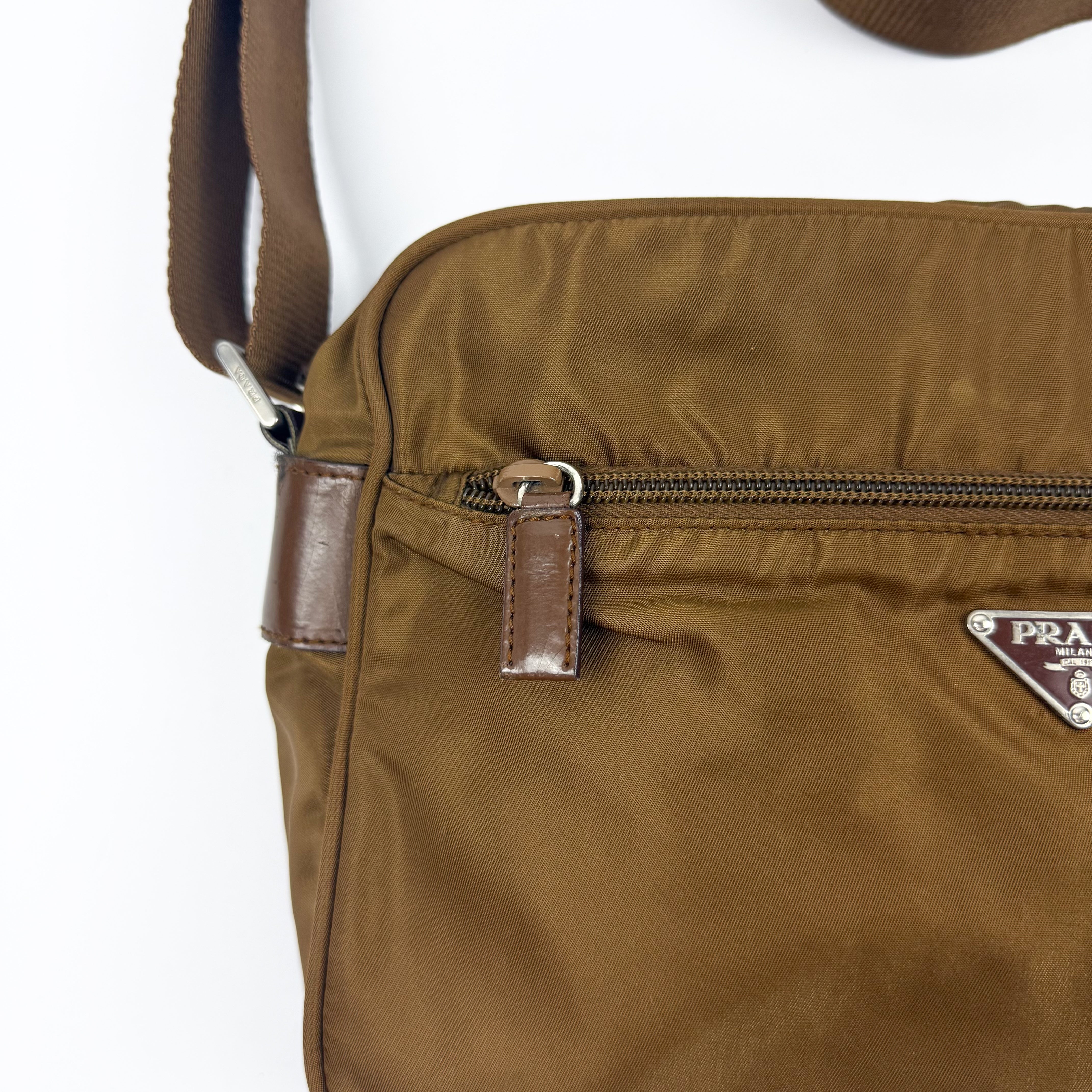 Prada Nylon Messenger Bag