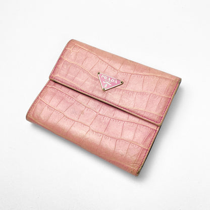 Prada Alligator Leather Wallet
