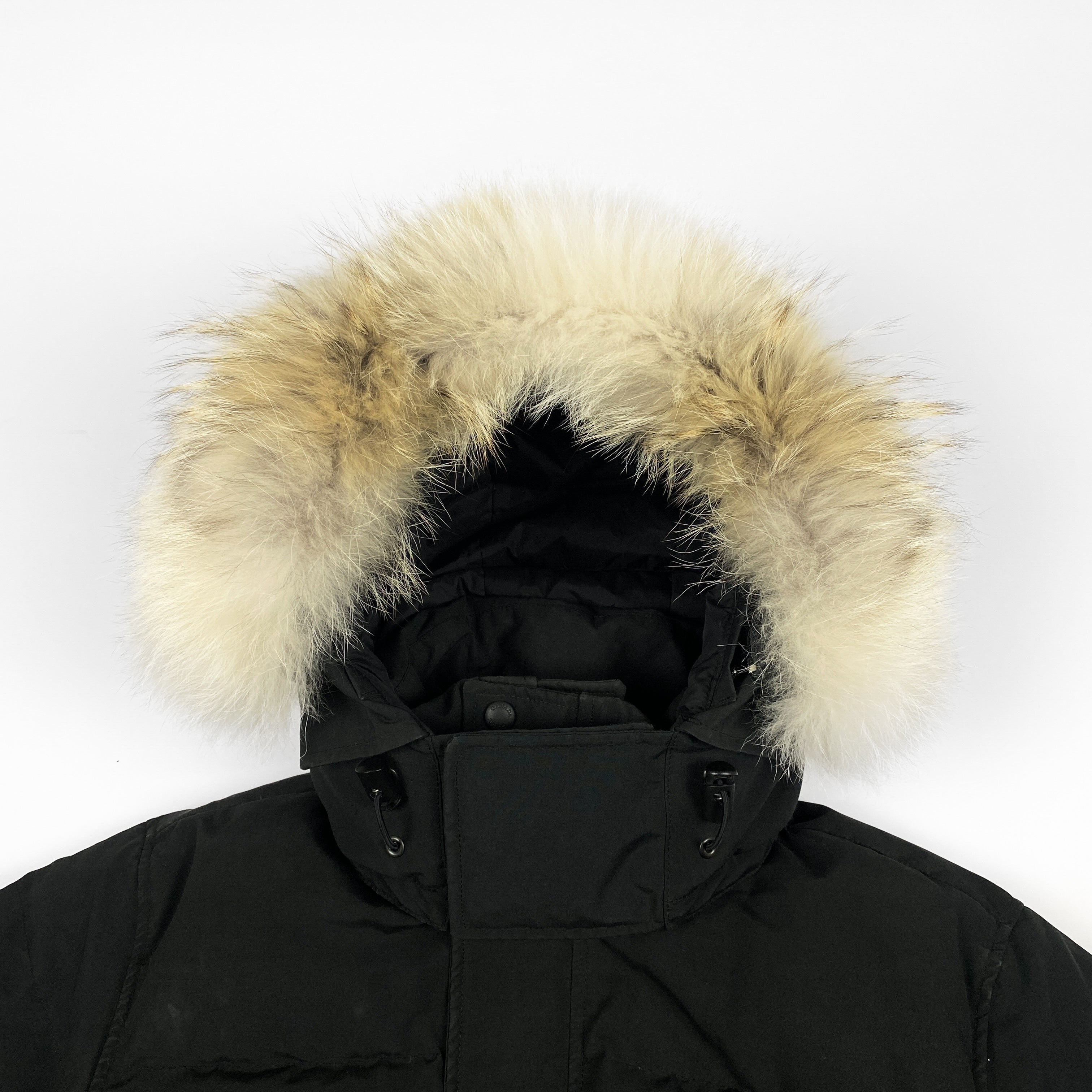 CANADA GOOSE Coyote Fur Puffer Winter Jacket