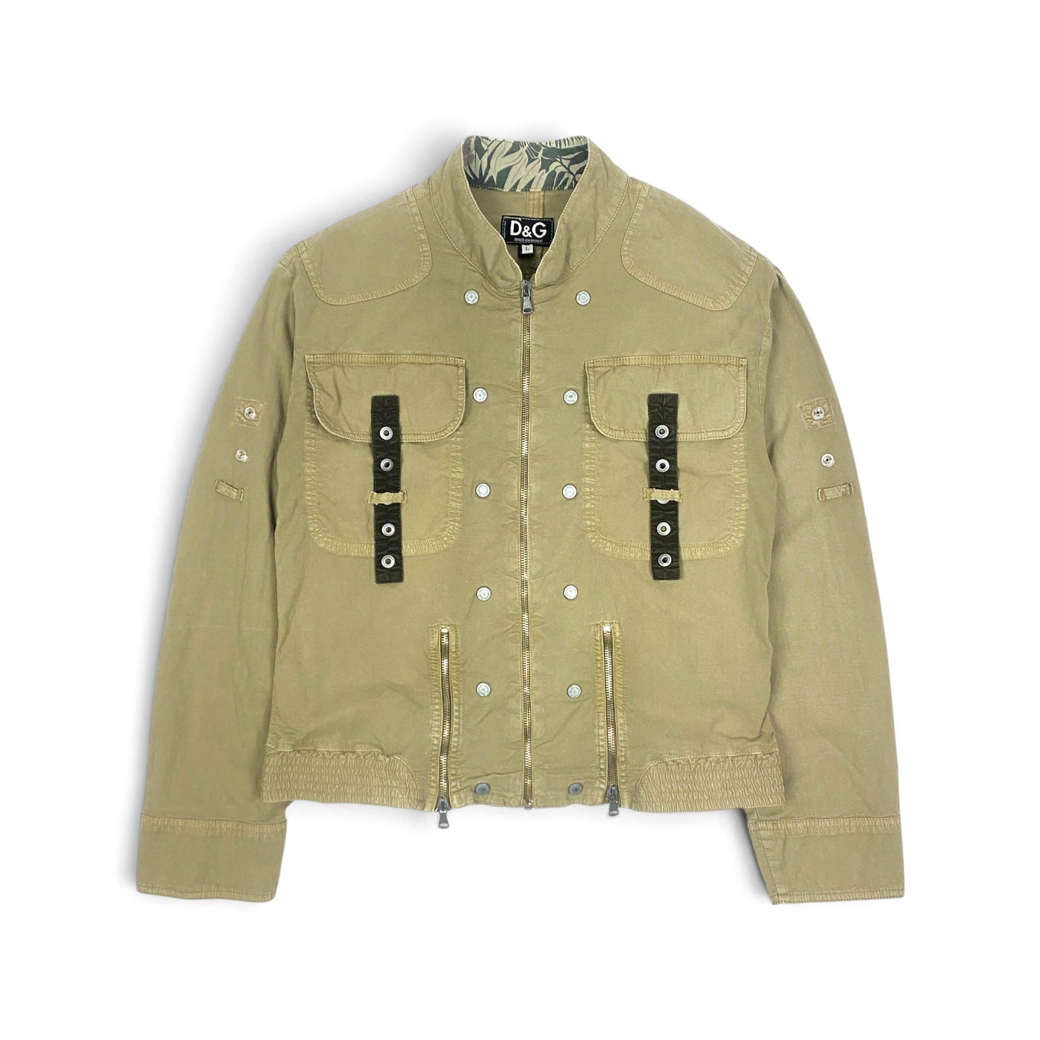 Dolce & Gabbana SS03 Military Cargo Jacke