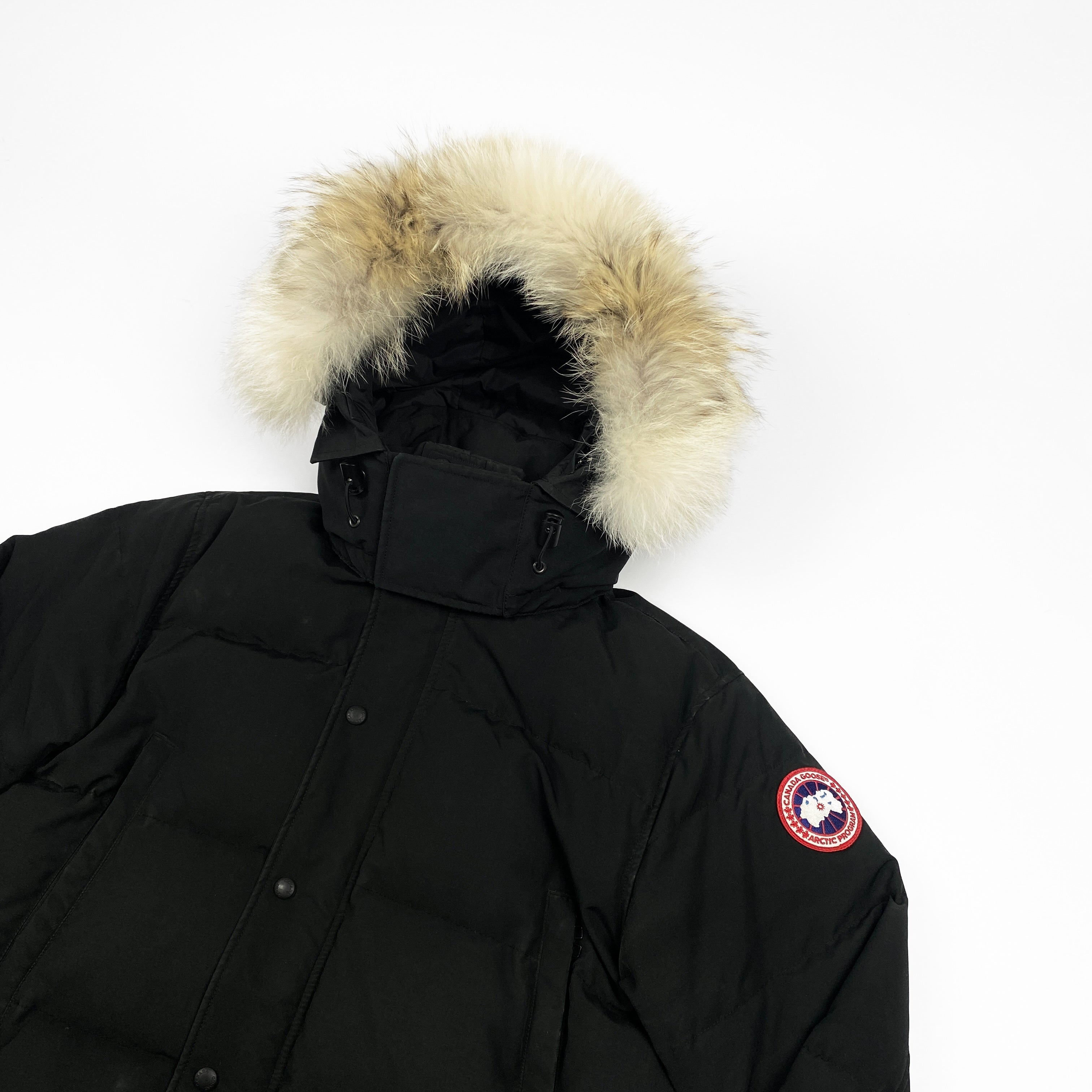 CANADA GOOSE Coyote Fur Puffer Winter Jacket