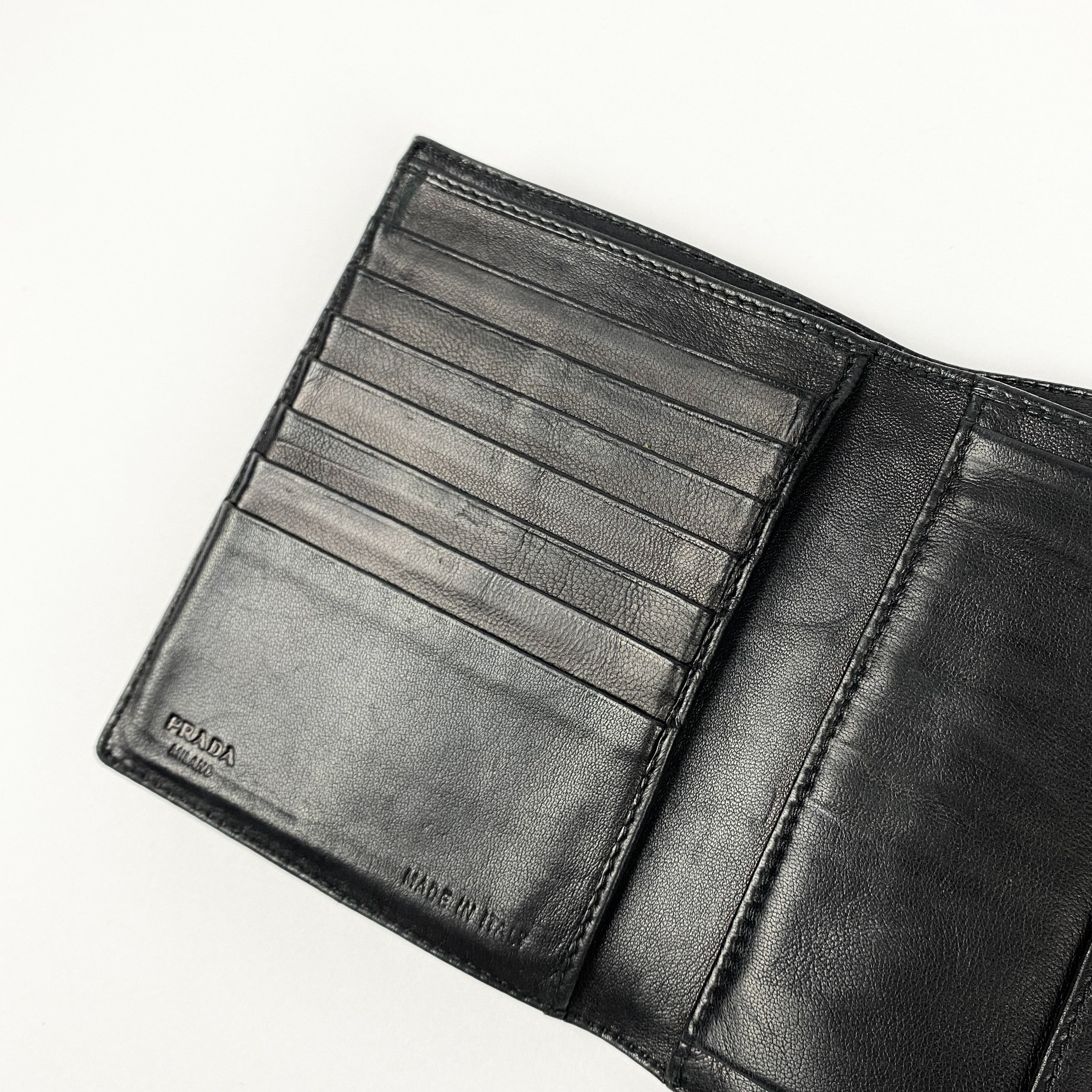Prada Alligator Leather Wallet