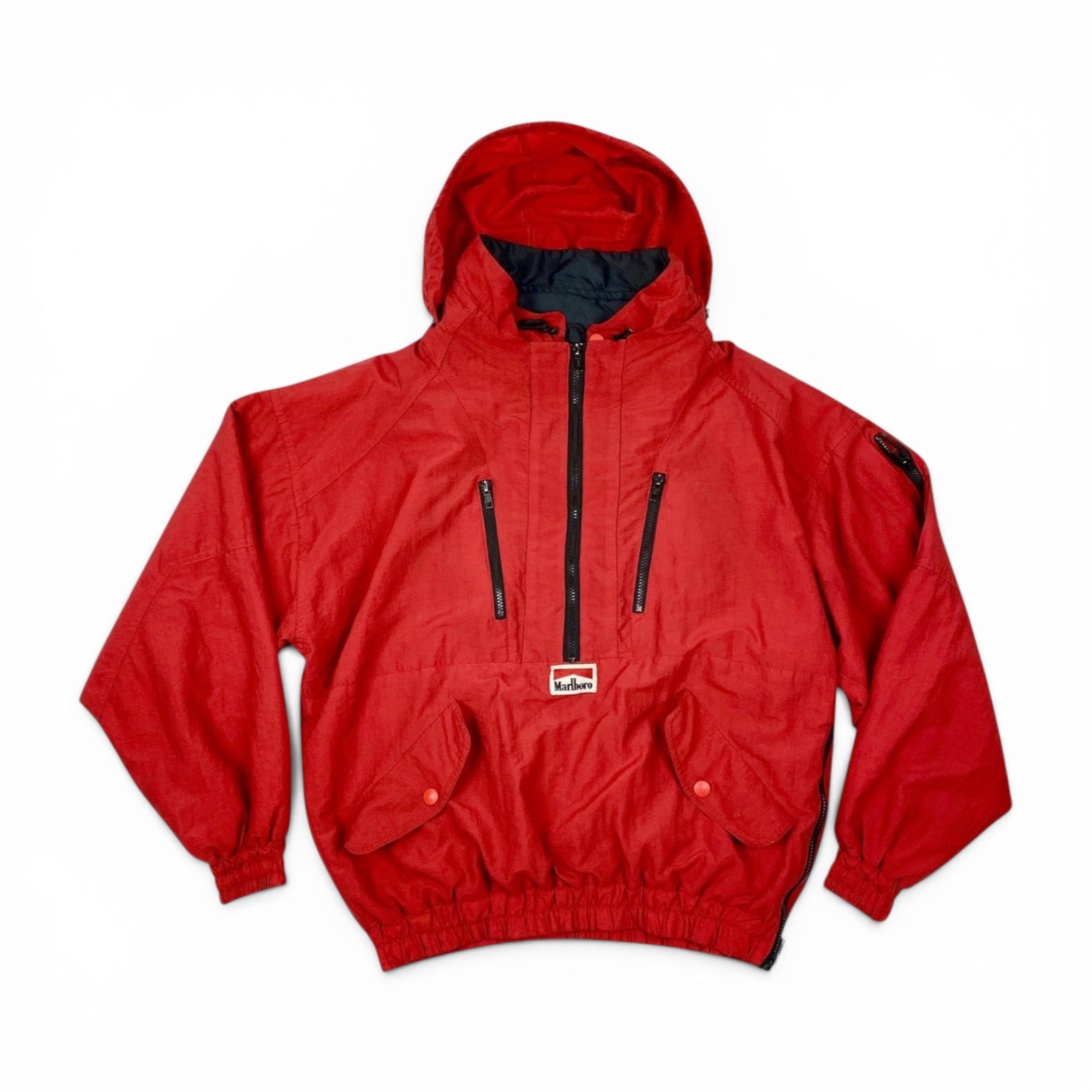 Marlboro Half-Zip Windbreaker Jacke